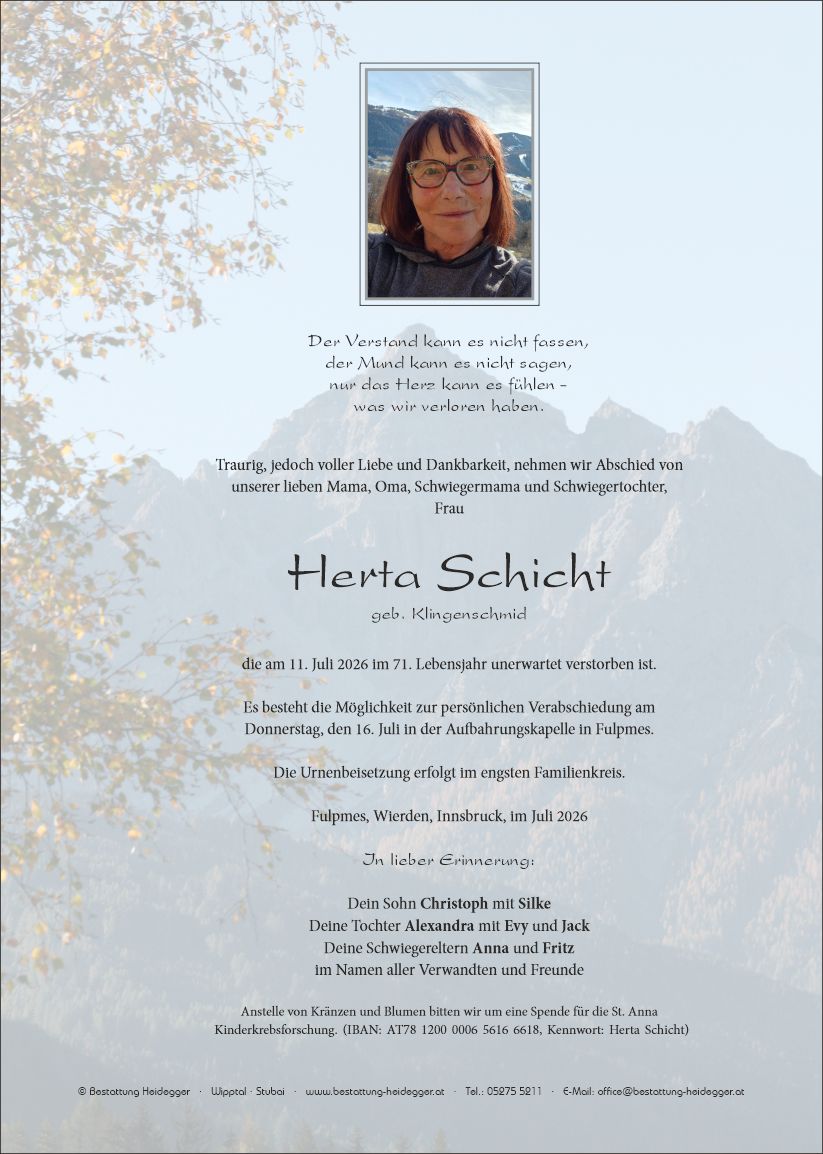 Herta Schicht